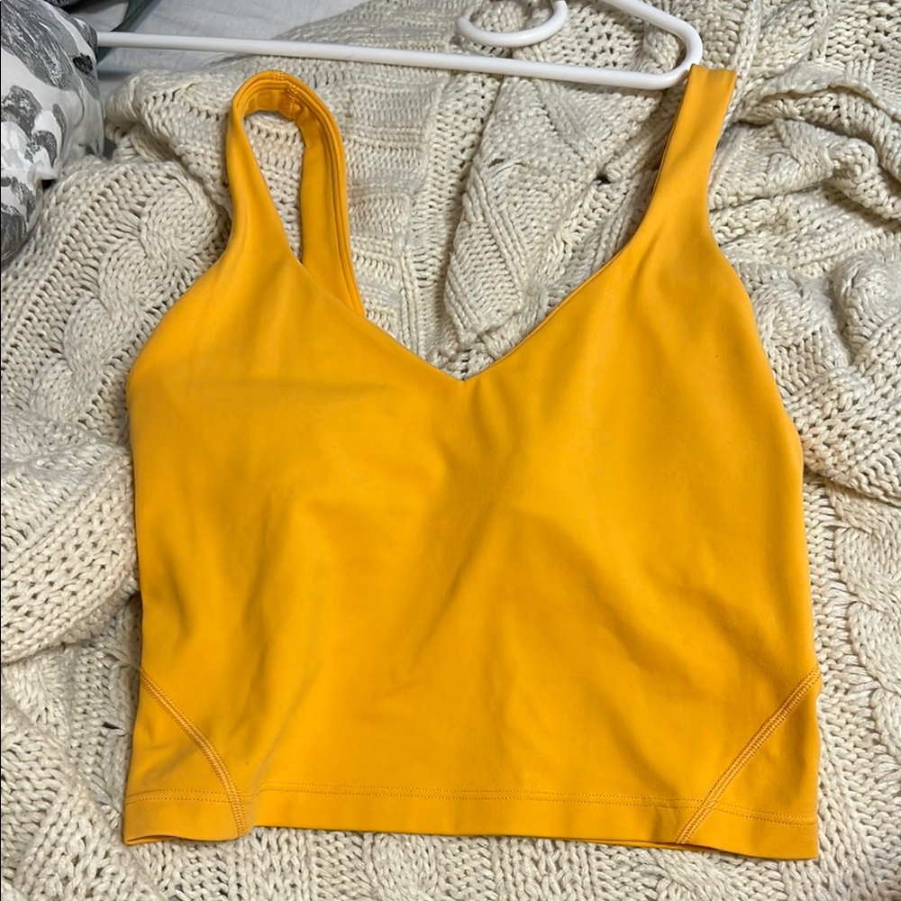 Vibrant Orange Tank Top